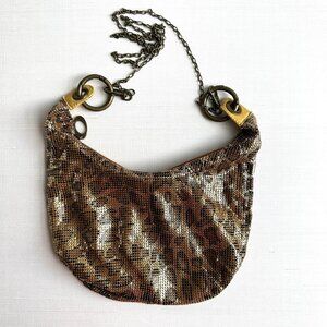 Y2K Leopard Mesh Shoulder Bag